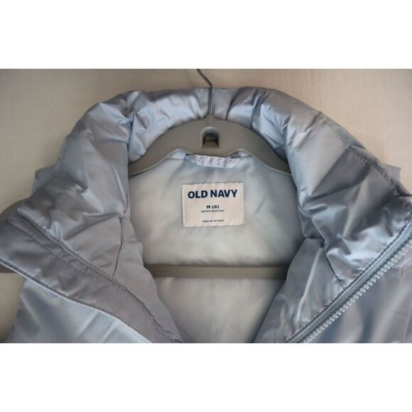 Old Navy 810689 Kid's Sz M (8) Rock Pool Light Blue Full Zip Fashion Puffer Vest - Picture 4 of 11